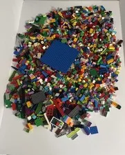 Lego 5 Pounds  Parts & Pieces HUGE BULK LOT  With Container