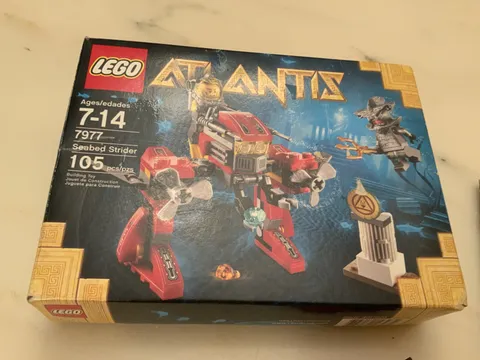 LEGO Atlantis 7977 Seabed Strider parts only as is