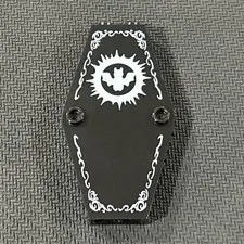 LEGO Black Coffin Doors White Bat Pattern Lids 30163c03pb01 Monster Fighters