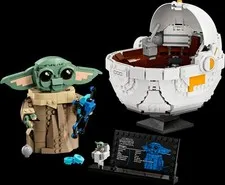 GENERIC Built Grogu with Hover Pram 75403 Complete Set 1048 Pieces | No Box