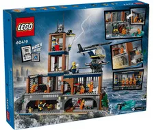 60419 POLICE PRISON ISLAND Lego City Town Legos set Helicopter Boat Shark NEW