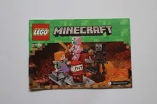 LEGO® Minecraft® 21139 The Nether Fight Instruction Manual Only!