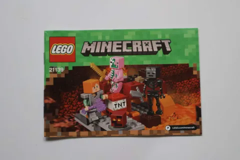 LEGO® Minecraft® 21139 The Nether Fight Instruction Manual Only!