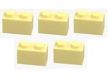 LEGO ® 5x brick 1x2 cool yellow brick 6022083 3004 spare parts basic brick
