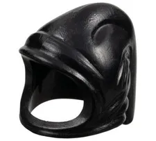 LEGO Black Minifigure, Headgear Hood Farmer's Cowl 4505 Used Genuine