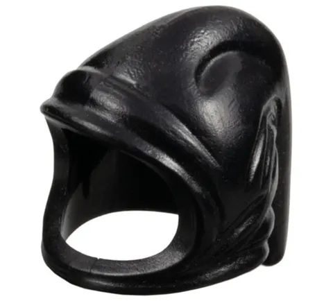 LEGO Black Minifigure, Headgear Hood Farmer's Cowl 4505 Used Genuine
