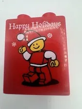 Happy Holidays Legoland California Commemorative Red Duplo Brick 2003 Santa Mini