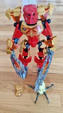 LEGO Bionicle Tahu Master of Fire 70787 Both Masks & Skull Spider —Complete—