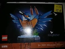 LEGO Icons Kingfisher 10331 Building Set 834 Pieces 18+ Plastic Box