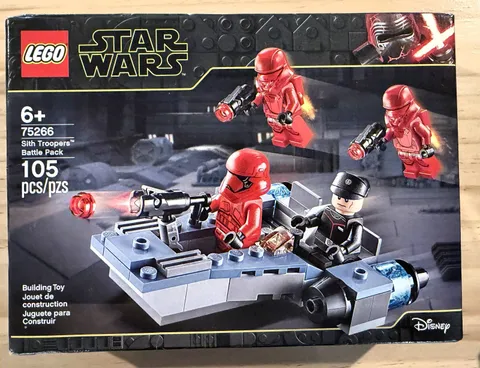 LEGO Star Wars 75266 Sith Troopers Battle Pack NEW SEALED Retired Box Wear