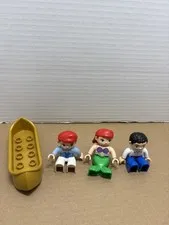 Lego Duplo Disney Princess Ariel Little Mermaid Prince Eric and Canoe