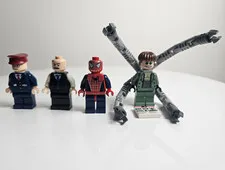 Lego 4855 Spider-Man's Train Rescue Minifigures ONLY Bundle (Read Description)