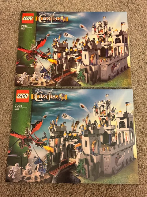 Lego Castle: King's Castle Seige (7094) Instruction Manuals No Bricks EXCELLENT