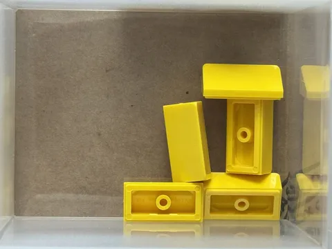 LEGO Parts - Yellow Slope 30 1 x 2 x 2/3 - No 85984 - QTY 5