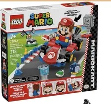LEGO Super Mario Mario Kart Interactive LEGO Mario & Standard Kart 72043 278pcs