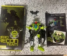 RARE BLACK & SILVER CHESTPLATE LEGO Hero Factory Hero Recon Team Bionicle