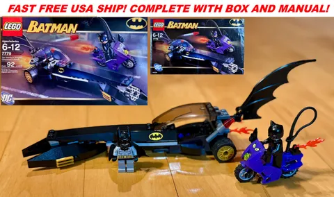 NEW Lego BATMAN 7779 Catwoman Pursuit SEALED - Ships World Wide