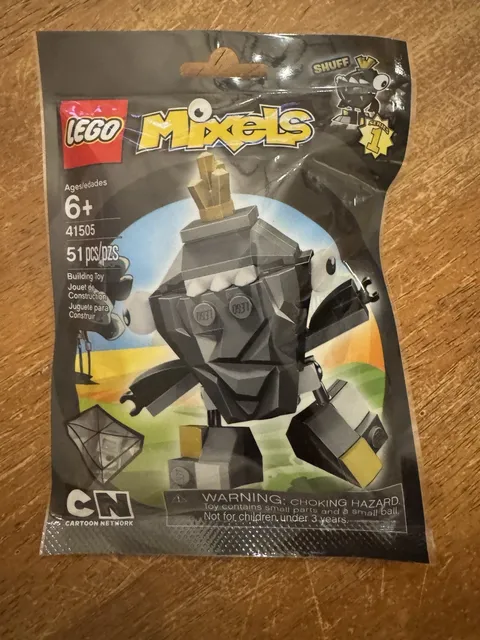 LEGO Mixels Shuff 41505 Series 1 Polybag Complete Set 51 pcs Cartoon Network