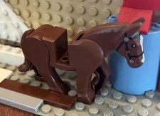 Lego Reddish Brown Horse Movable Legs (DYX60)