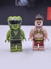 Star Wars Dancer Oola & Slave Leia Custom Lego Minifigure 9516 Jabba's Palace