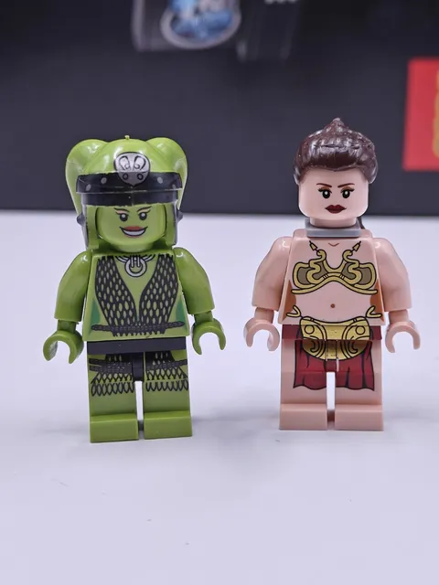 Star Wars Dancer Oola & Slave Leia Custom Lego Minifigure 9516 Jabba's Palace