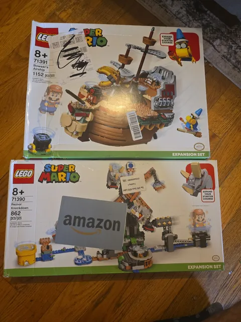LEGO Super Mario 71391 Bowser’s Airship Lot New 71390 Free Ship