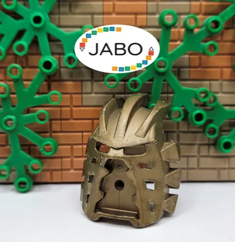 (S17 / 4 / 13) LEGO Bionicle 44814 Mask Mask Avohkii Dark Gold