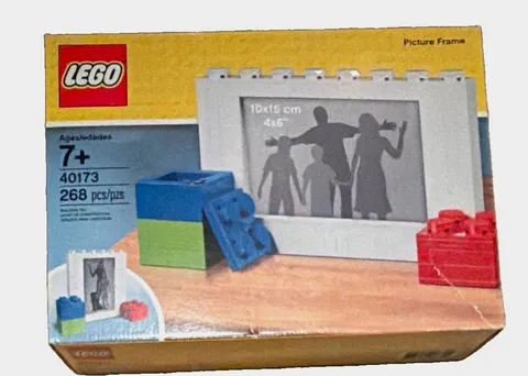 LEGO Iconic 40173 Picture Frame Photo Frames Set 268pcs Age 7+ 4x6 in NEW SEALED