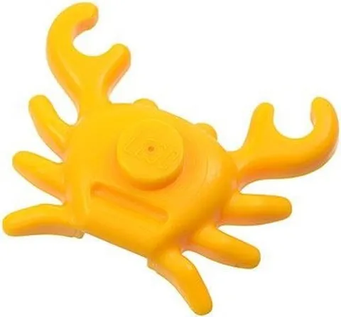 Friends LEGO Minifigure Crab Bright Light Orange Animal Minifig Rare