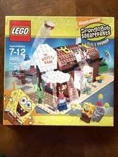 SEALED NIB LEGO SpongeBob SquarePants Krusty Krab 3825 Complete Set 