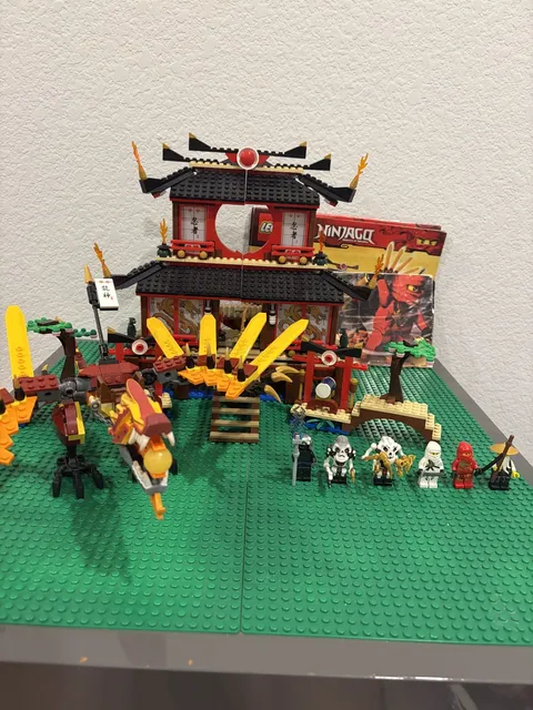 LEGO NINJAGO Fire Temple 2507 Used and Complete