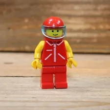 LEGO Classic Town Minifigure jred012 Red Jacket with Zipper Midnight Transport