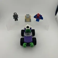 LEGO Spider-Man: Hulk Truck, Rhino, Spiderman Lego Mini Figures