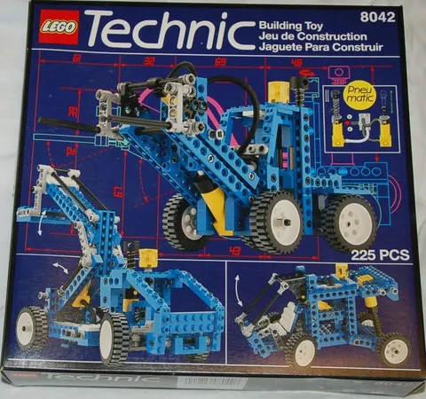 Lego Technic: 8042 Pneumatic Set Complete with Instructions