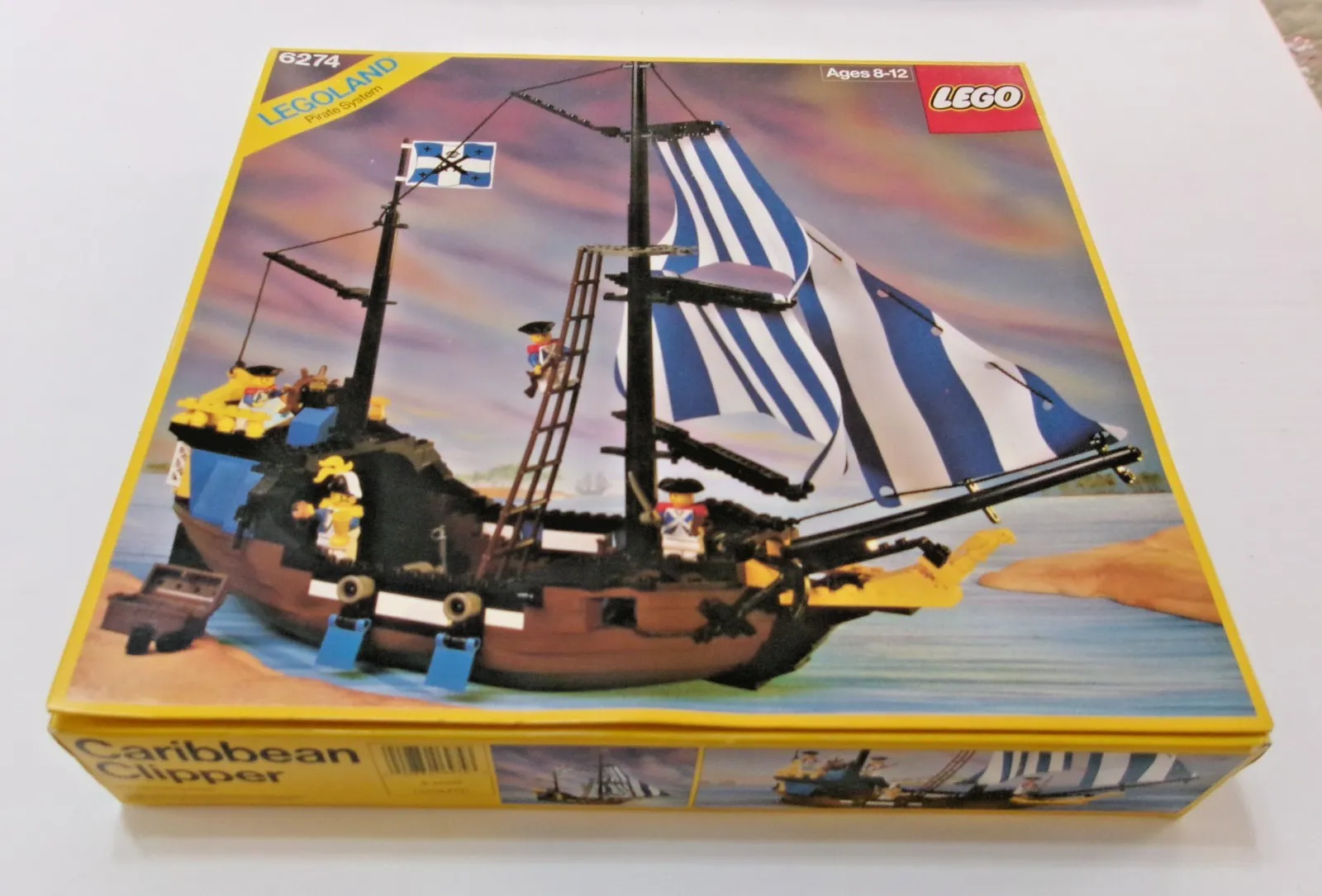 Lego Legoland Pirate System 6274 Caribbean Clipper BOX -TRAY-INLAY TRAY-NICE!!!