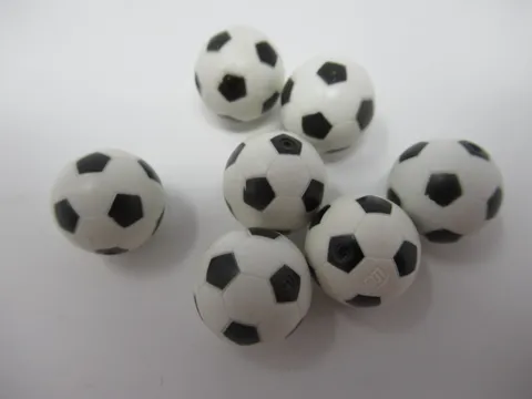 LEGO Soccer Balls Lot of 7 Minifigure Size Black & White Classic Style Football