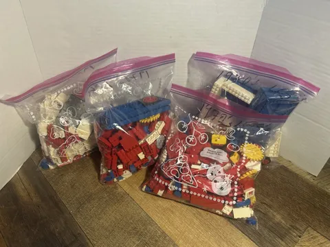 LEGO Lot 6 + Lbs Of 1970s Legos - Vintage Mixed Lot - All From 70s