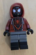 LEGO Superheroes Spider-Man Miles Morales Minifigure Dark Red Hood 76276