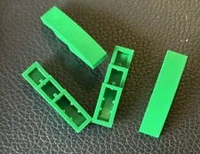 LEGO Parts Slope Curved Smooth Top 1x4 Part #61678 Lot 4 Green