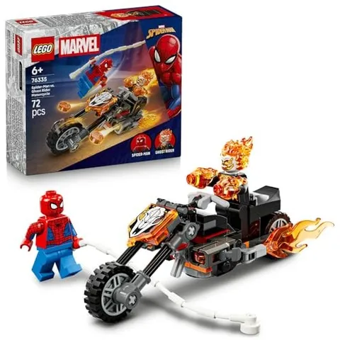 LEGO Marvel Spider-Man vs. Ghost Rider Battle Toy - Birthday Present Building