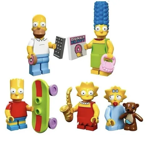 LEGO 71005 The Simpsons Series 1: Homer Marge Bart Lisa & Maggie Sealed Packs