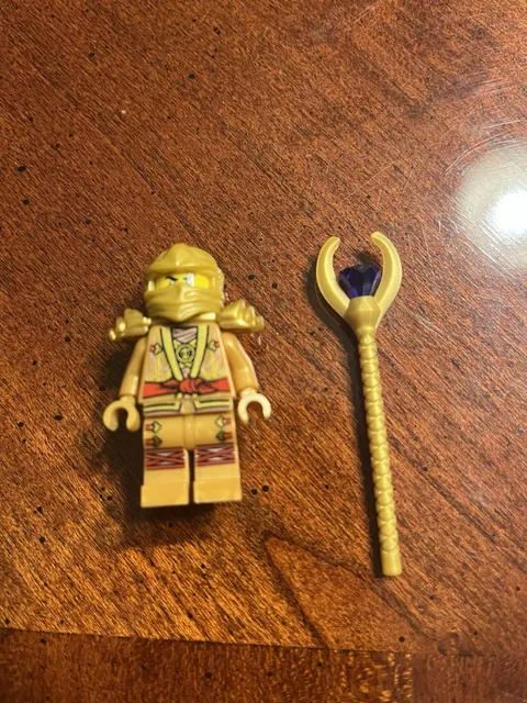 LEGO Ninjago Kai Minifigure Golden Power with Staff - Excellent Condition