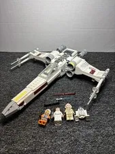 LEGO Star Wars Luke Skywalker's X-Wing Fighter 75301 W/ Mini Figs ( No Manual )