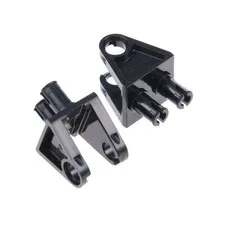 2x LEGO Technic Steering Linkages Black Pins Steering Arm 6278276