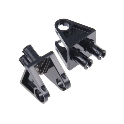 2x LEGO Technic Steering Linkages Black Pins Steering Arm 6278276
