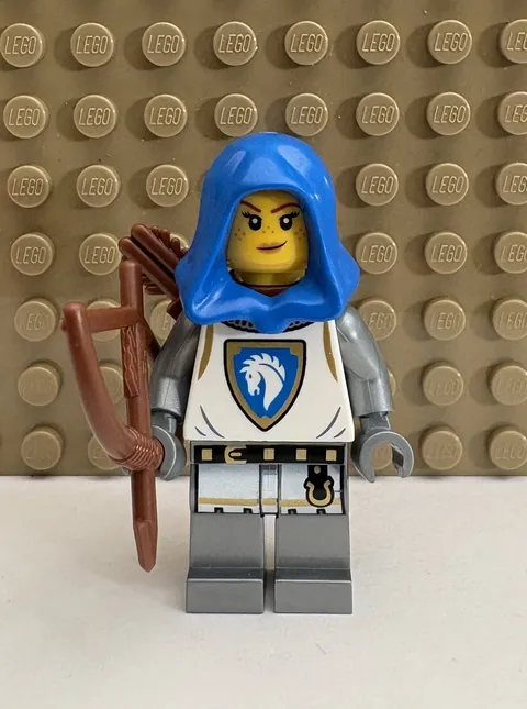 LEGO Horse Knight Archer Minifigure (cas595) - Castle - Medieval - Brand New
