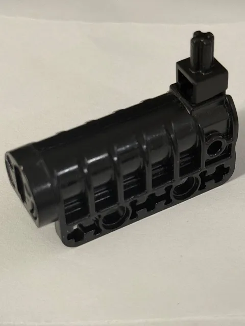 Lego Part 32074 (1 piece) Technic Competition Cannon Round Bottom Black