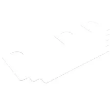 LEGO® Part 18200 - Minifigure Skirt Cloth Stepped Edge - Traditional Starched