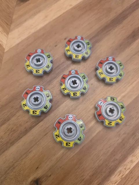 Lego Parts Lot 7 Sprocket Wheel Small Glatorian Game ~ No 57520