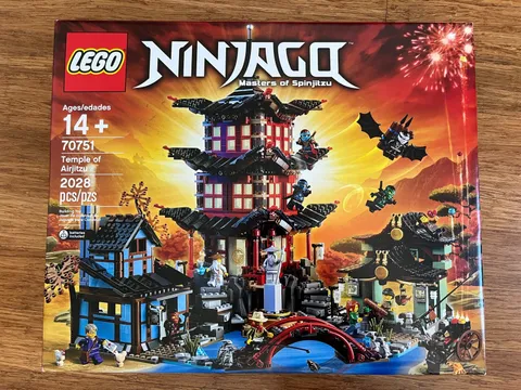 Lego 70751 Ninja: Temple of Airjitzu BRAND NEW (FREE SHIPPING)
